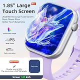 Hwagol Smart Watch 1.85 inch Fitness Tracker Heart Rate Pedometer 140+ Sports view 2