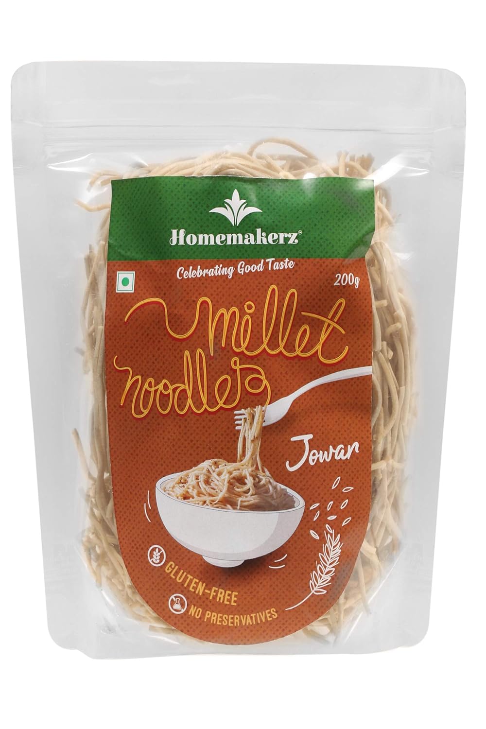 Homemakerz Jowar Millet Noodles Gluten Free & Preservative Free