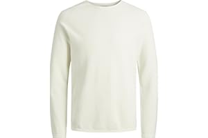 Jack & Jones Mens JJEHILL Knit Crew Neck NOOSPullover Sweater