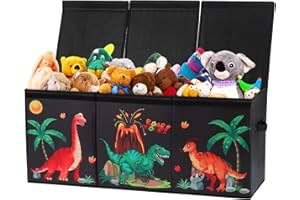 Extra Large Storage Box with Flip Lid,Collapsible Oxford Storage Organizer with Handles,Sturdy Waterproof Storage Chest for B