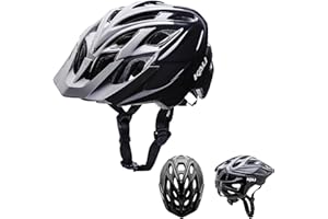 Kali Protectives Chakra Solo Bicycle Helmet; Mountain in-Mould Mountain Bike Helmet Equipped with an Integrated Visor; Dial Fit Closure System; with 21 Vents