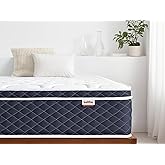 Queen Mattress for Back Pain, 12" Hybrid Mattresses in a Box , Individual Pocket Coils, Medium Firm Feel, CertiPUR-US® Certified Memory Foam, 100-Night Trial, Personalized Support & Pressure Relief