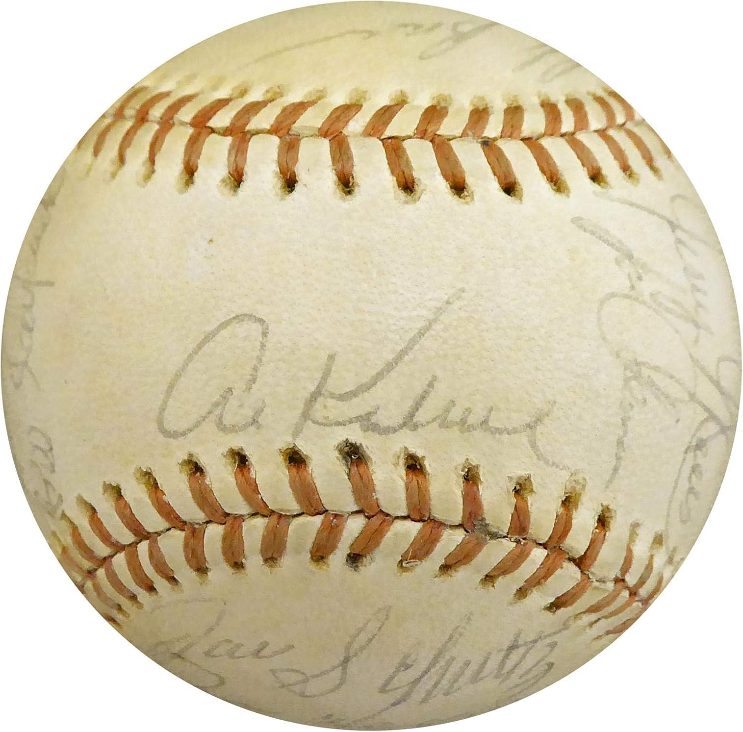 1974 Detroit Tigers Multi Signed Autographed AL Baseball With 25