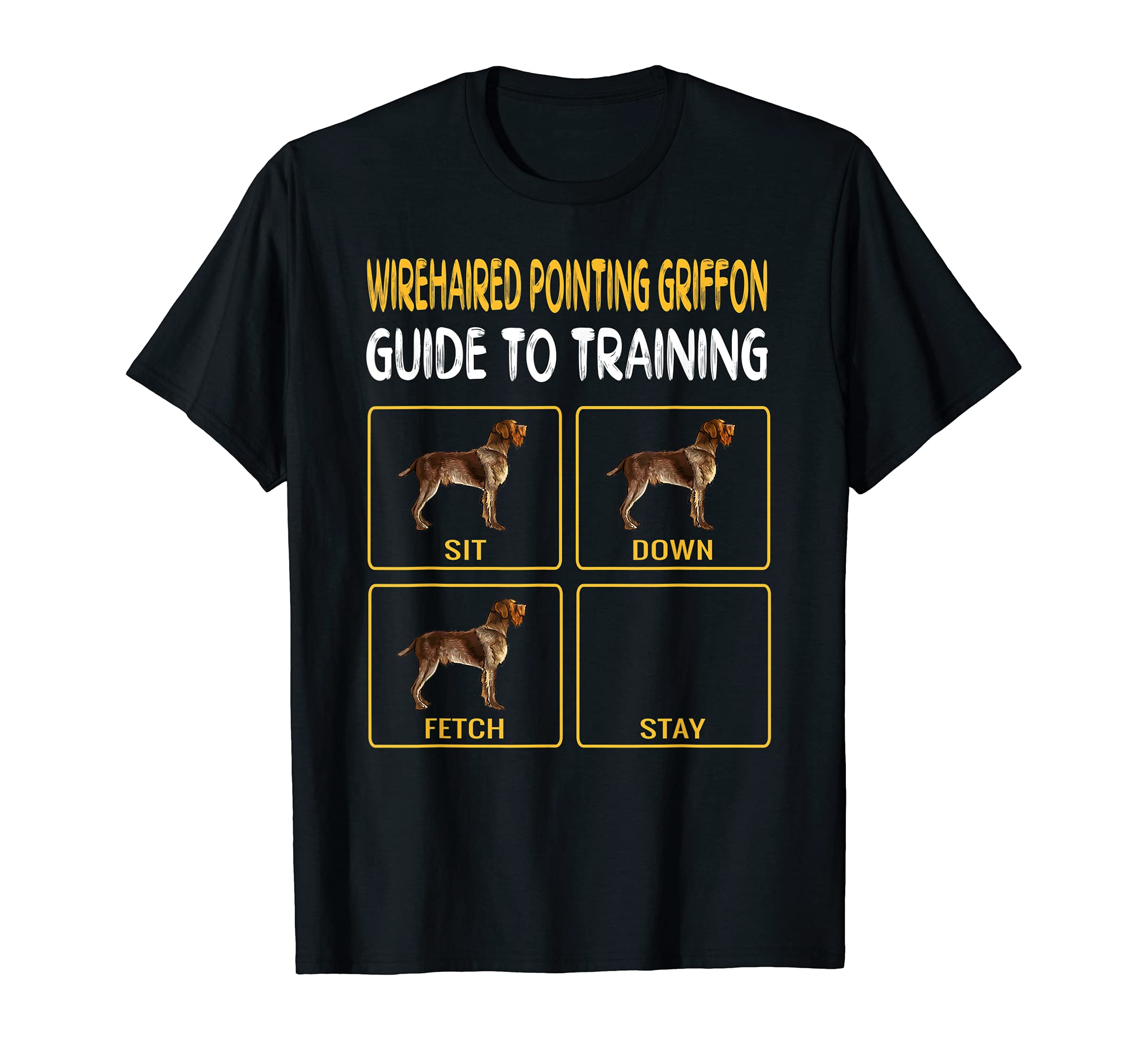 Wirehaired Pointing Griffon Guide To Training Dog Obedience T-Shirt