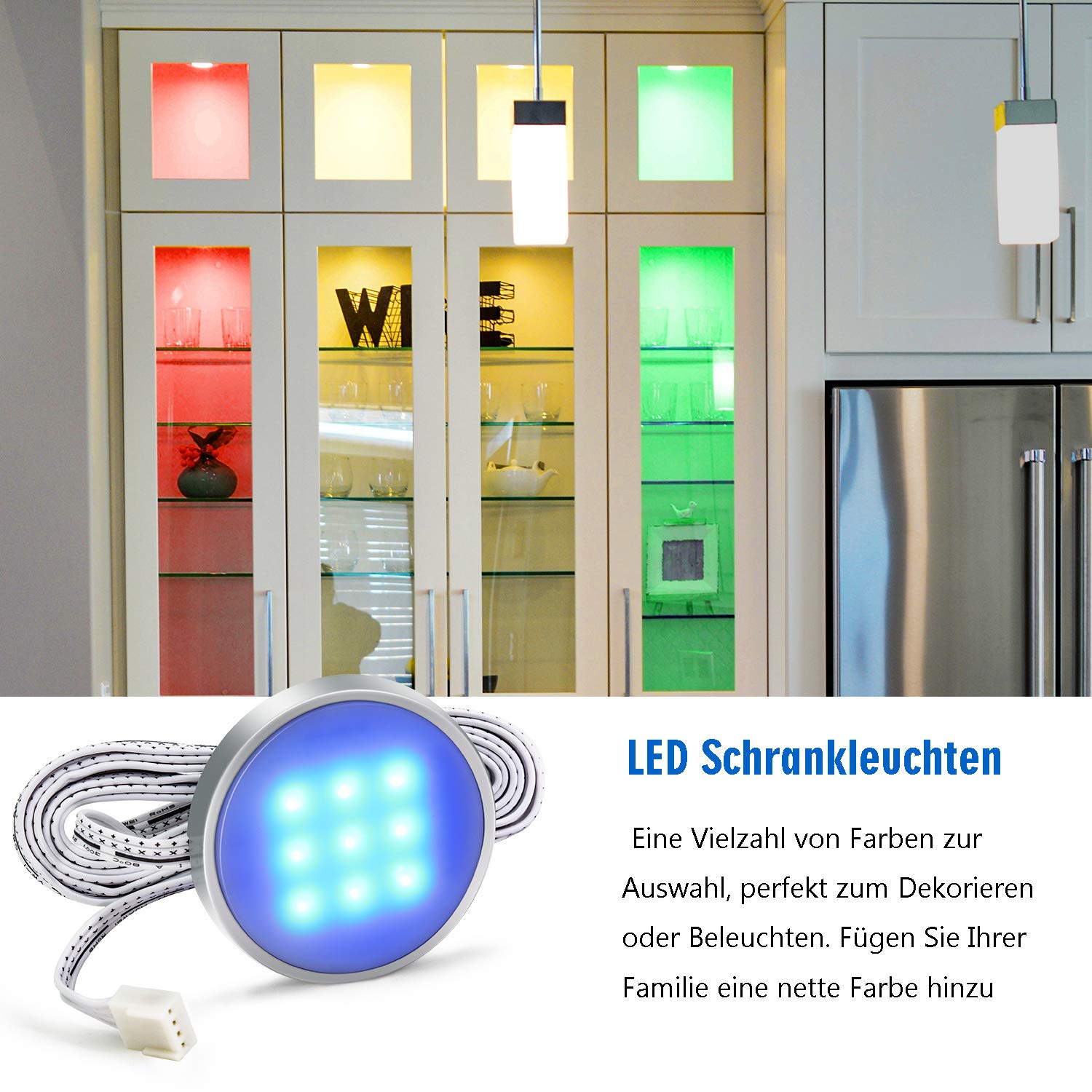 LED Unterbauleuchte RGB Vitrinenbeleuchtung Möbel Regalbeleuchtung