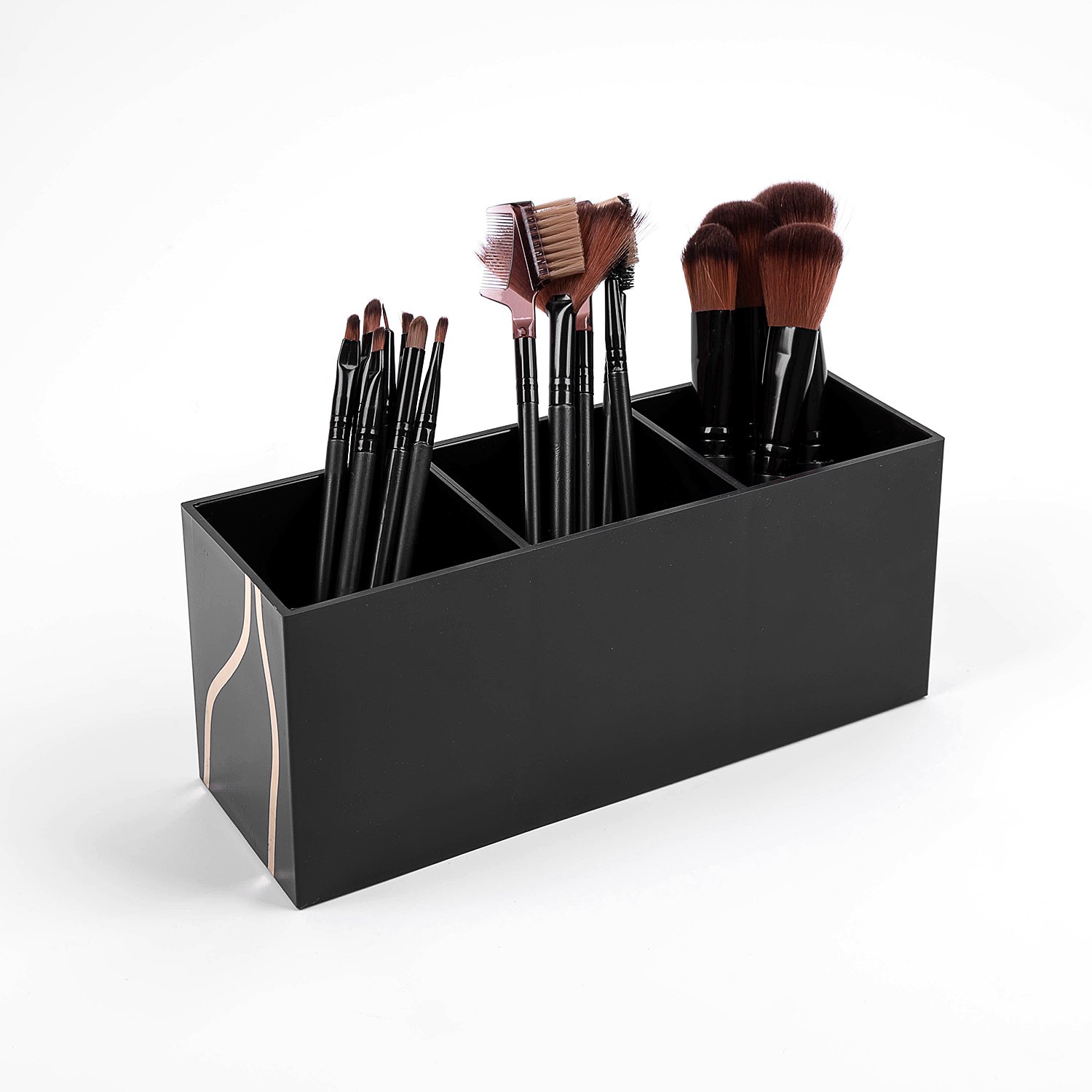 Makeup brush holder