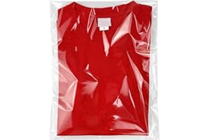 Clear Resealable Cellophane Plastic Bags Self Adhesive for Packaging Shirts, Clothing and Products,100 Pcs 10x14 Inches Self 