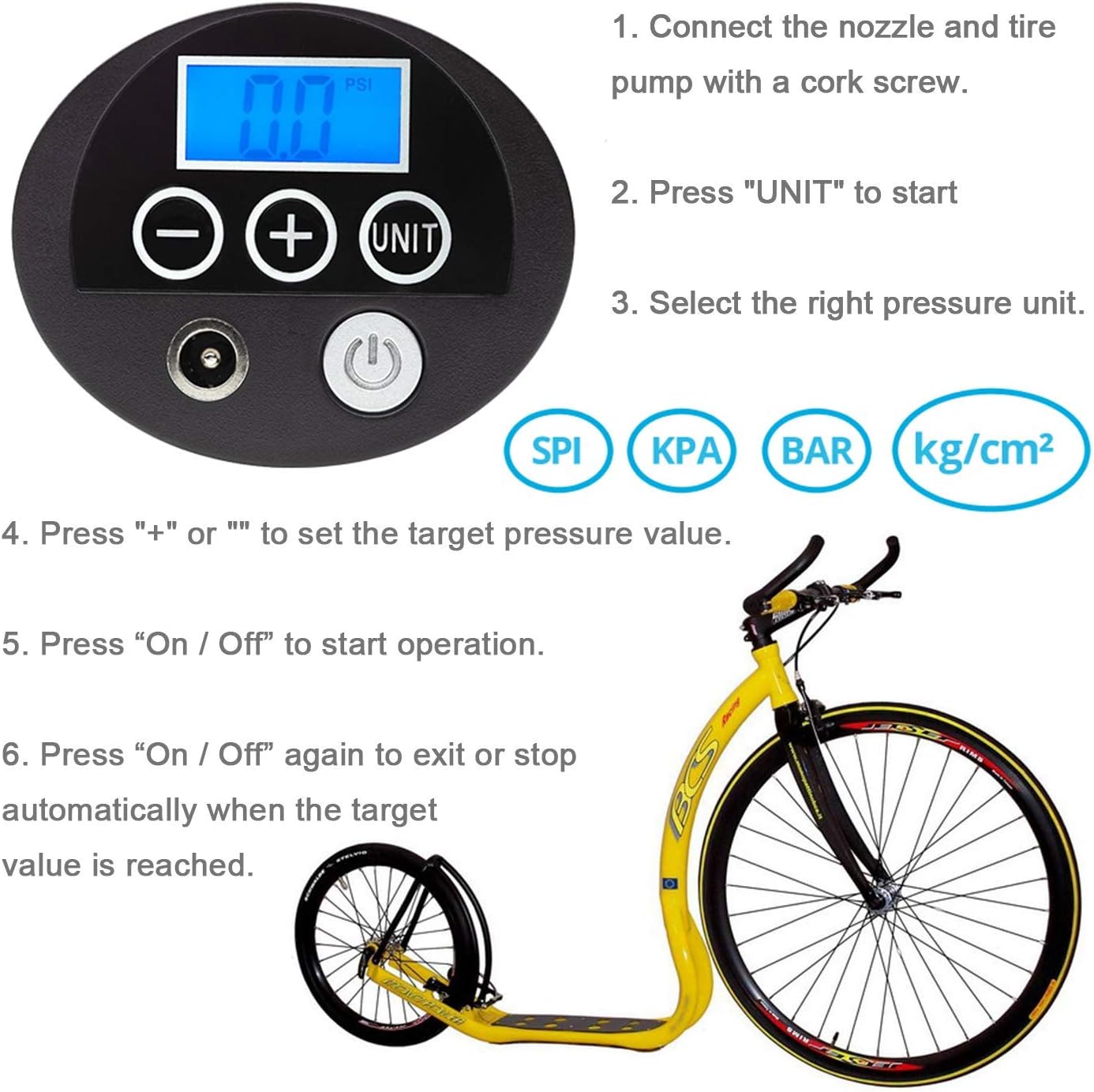 bicycle tire pump target