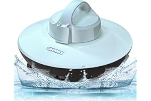 SEAUTO Cordless Pool Vacuum for Above Ground Pools Lasts 90 Mins Powerful Suction Robotic Pool Cleaners for Above Ground Pools Self-Parking Small Pool Vacuum for Inground Pools