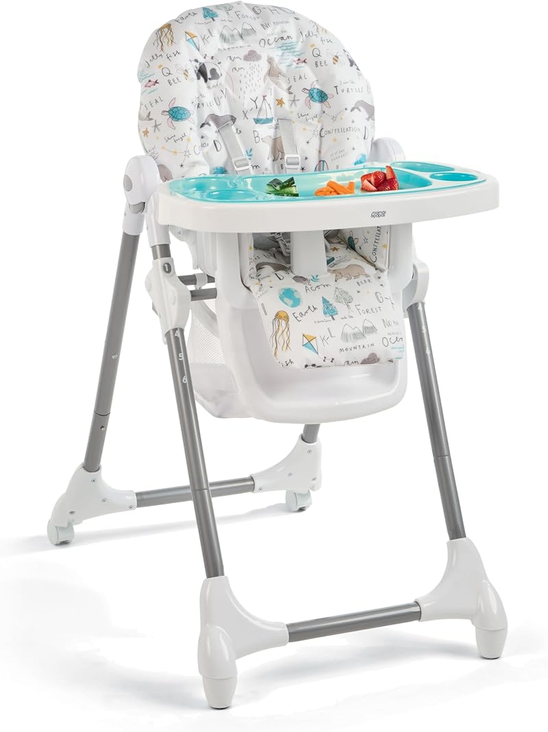 Mamas & Papas Snax Adjustable High Chair Happy Planet 6m+