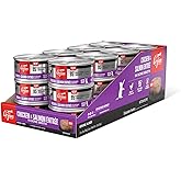 ORIJEN Pate Wet Kitten Cat Food Chicken &amp; Salmon Entr&eacute;e 3oz Cans (24 ct.) | 95% Animal Ingredients, Made in the USA, No Added Grains, Global Quality Ingredients