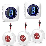 SURFOU Caregiver Pager Panic Button Nurse Alert
