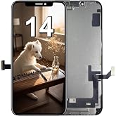 for iPhone 14 Screen Replacement 6.1 inch,LCD Display Touch Screen Digitizer Assembly Compatible with Model A2649 A2881 A2882 A2883 A2884(No Tools)