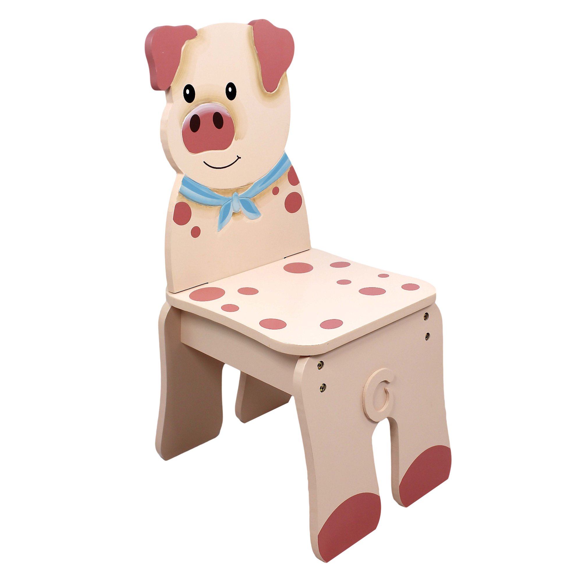 Fantasy Fields Children Kids Toddler Wooden Pig Chair (no table) TD-11324A2P