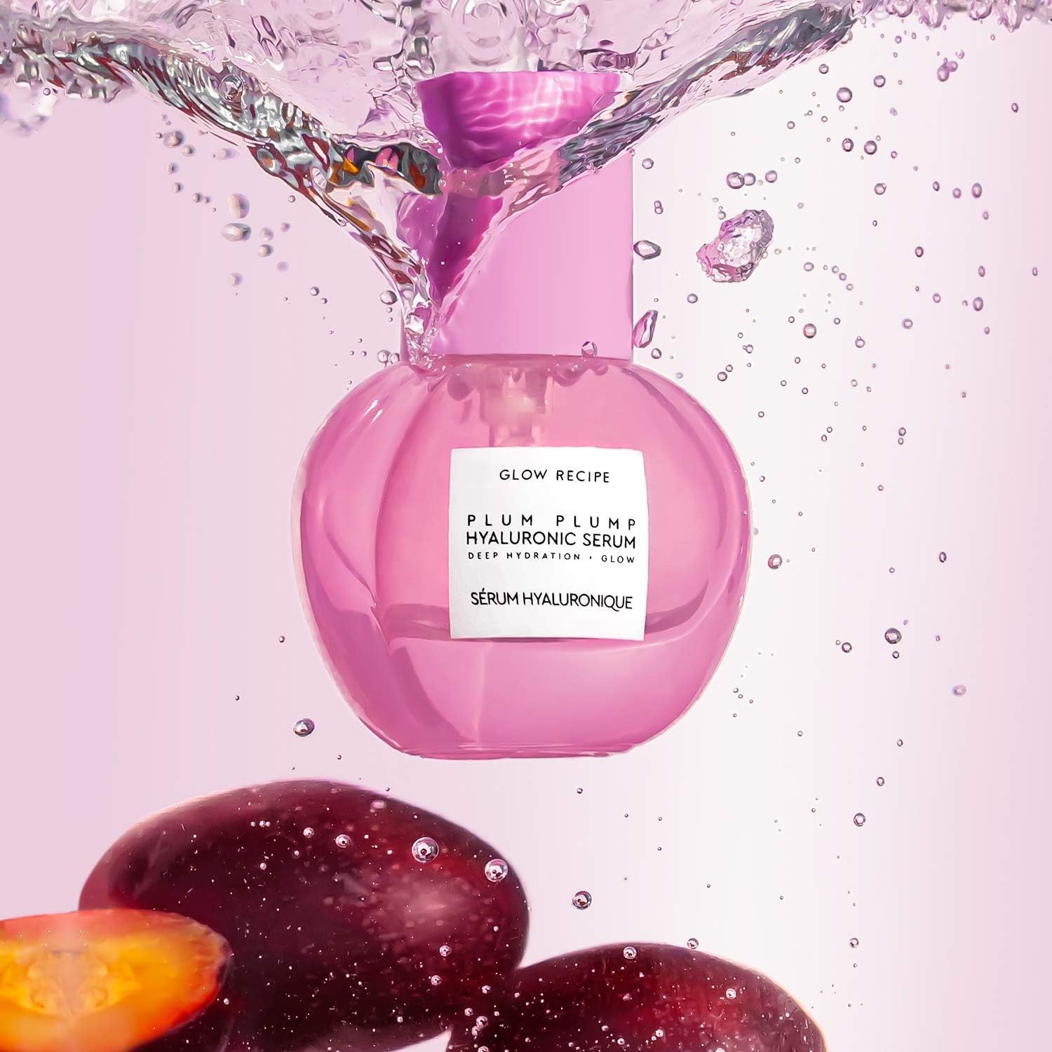Glow Recipe Plum Plump Hyaluronic Acid Serum, Hydrating + Plumping Face Serum, Korean Serum with Vitamin B5 - Image 5