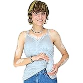 Inspired Comforts Women's Mastectomy Camisole Top with Drain Pockets & Removable Bra Cups