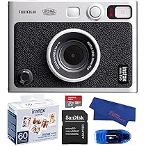 Amazon.com : Fujifilm INSTAX Mini EVO Hybrid Instant Camera (Black 