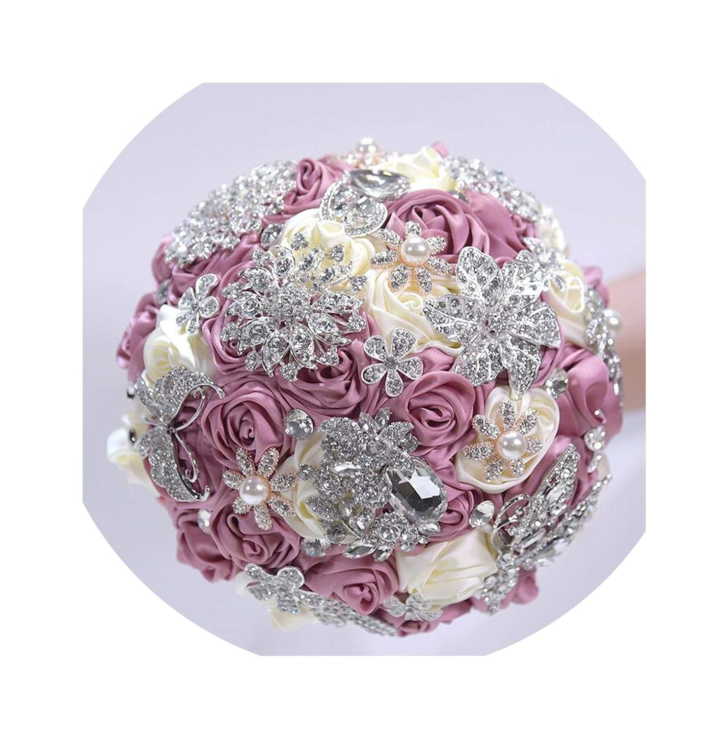 Amazoncom Wenzi Day Sparkly Crystal Brides Bouquet Diamond