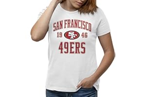 Hybrid Sports NFL - Established - Officially Licensed Women's Short Sleeve Fan Tee