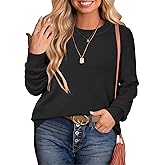 Arach&Cloz Women's Plus Size Wool Blend Sweater Fall Long Sleeve Tops 2025