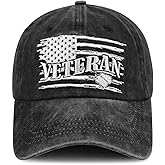 Splash Brothers Customized American Flag Veteran Hats for Men Women, Funny Adjust Cotton Embroidered US Army Baseball Cap