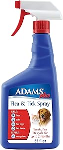 Adams Plus Flea and Tick Spray for Cats and Dogs