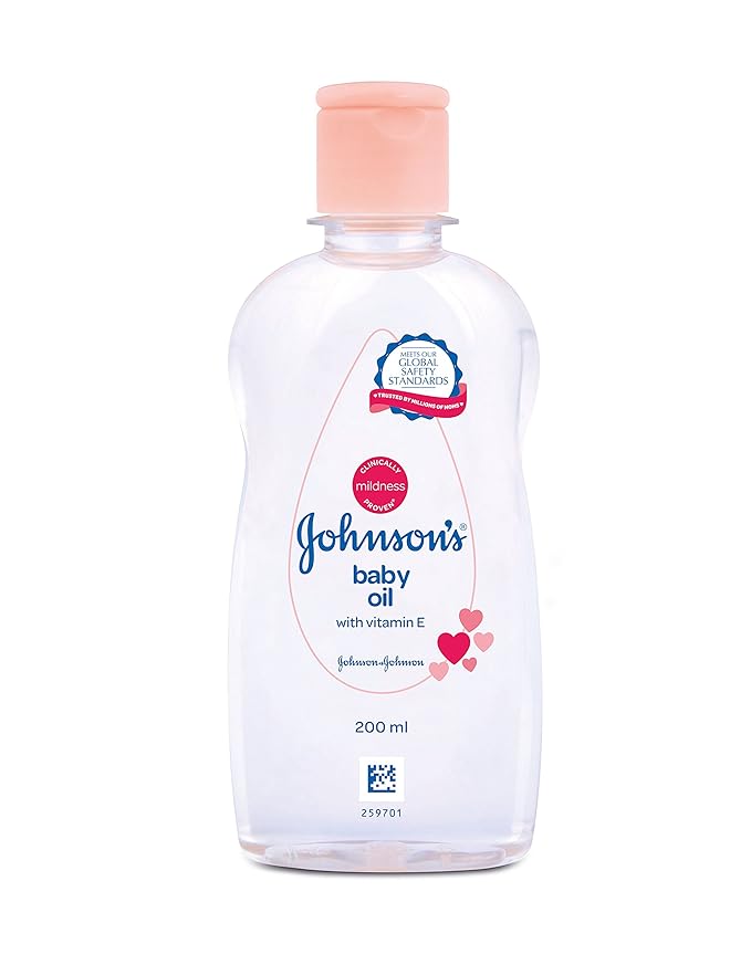Johnson's Baby Oil with Vitamin E (200ml)