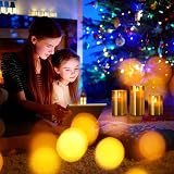 Yinuo Candle Flameless LED Candles with Remote Timer 3-Piece Set 7.5cm-15cm view 5