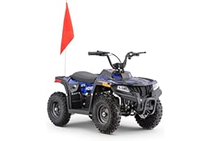 HOVER HEART Hoverheart Electric ATV, 36V Kids Dirt Quad Bike with 500W Motor, Long Range 8-10 Miles, Electric 4-Wheeler with Parent Speed Control, Dual Suspensions for Boys Girls Off-Road and Race (Blue)