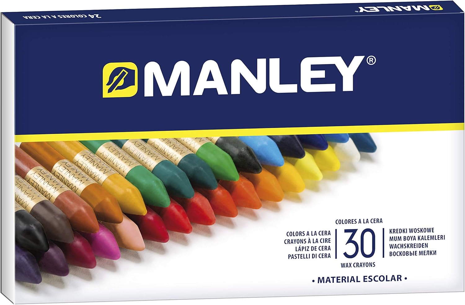 Manley 130 - Ceras, 30 unidades: Amazon.es: Oficina y papelería
