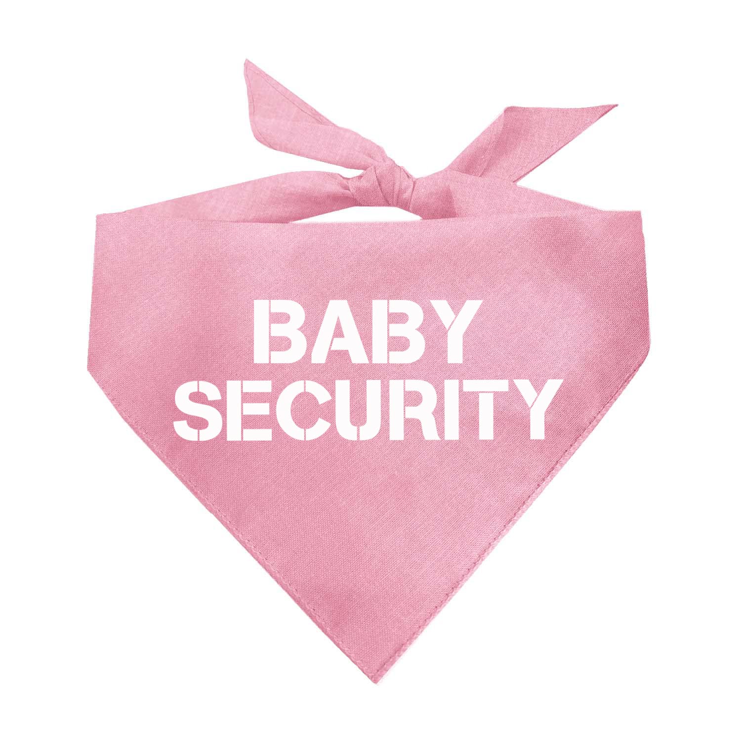 Baby Security Baby Announcement Dog Bandana (7 Baby Pink, One Size)