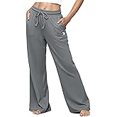 U.S. Polo Assn. Women's Wide Leg Sweatpants, Fleece-Backed Valentines Gifts for Her