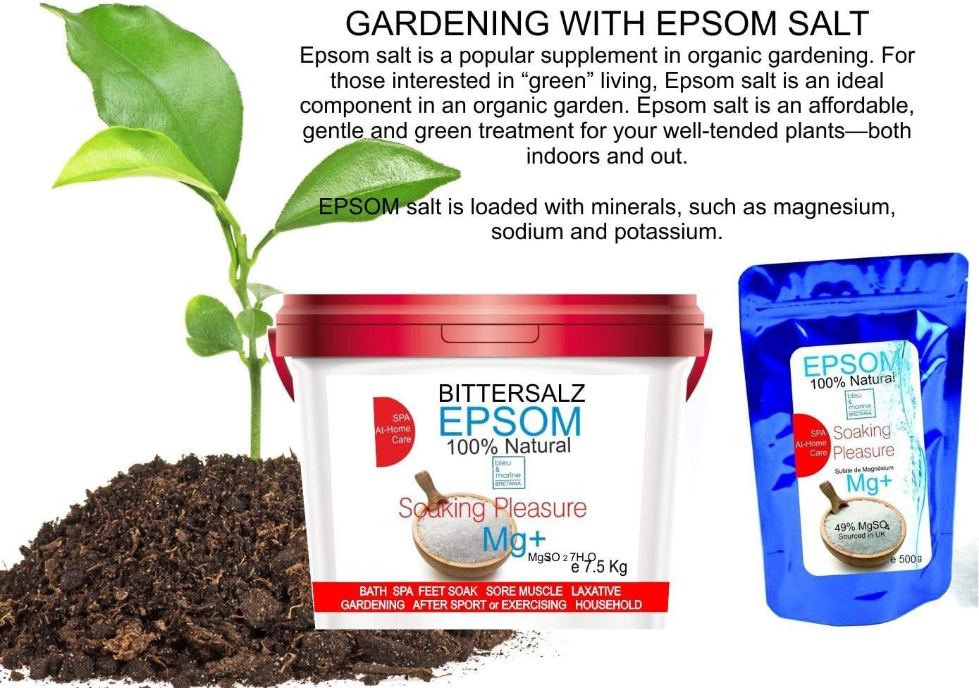 Deep Sleep Epsom Bath Salts - Relaxing Foot Soak & Full-Body Detox - Natural Magnesium for Skin Exfoliation & Muscle Relaxation 1000 g - Image 5