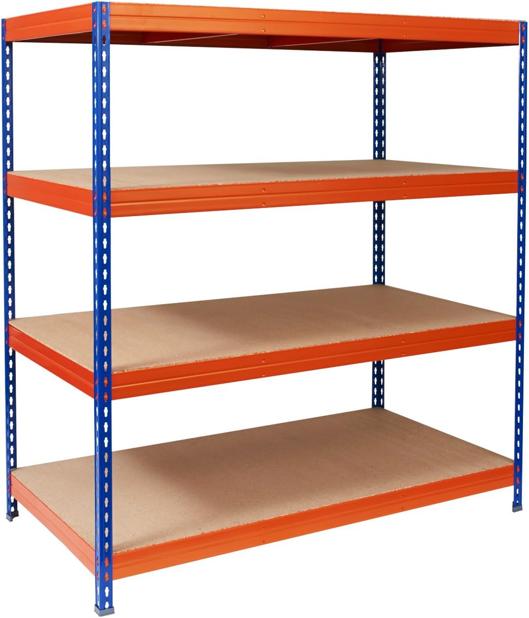 Widespan shelves, boltless shelf, heavyduty shelf, basement shelf