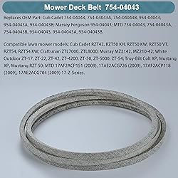 1/2 x 57'' Drive Belt Replace for Cub Cadet
