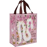 Blue Q Handy Tote Bag - Funny Reycled &amp; Reusable Tote Bag | Funny Gifts for Women, Durable &amp; small reusable bag with quirky designs, 95% post-consumer material, 10" x 8.5" x 4.5" size