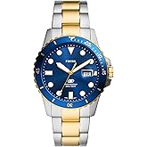 Fossil Men's Fossil Blue Quartz Stainless Steel Three-Hand Watch