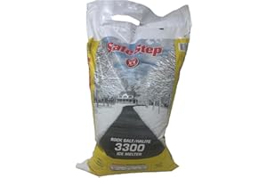 North American Salt 49200E Rock Salt Ice Melter, 25-Pound