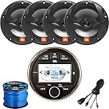 Marine Gauge-Style Digital Media Bluetooth