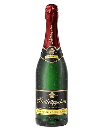 Rotkäppchen Sekt Flaschengärung Chardonnay Extra Trocken (1 x 0,75 l)