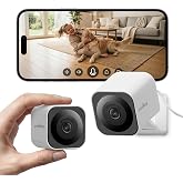 youkey Indoor Camera with Magnetic Bottom, 2K Plug-in Home Security Camera | 24/7 Recording, 2-Way Audio, Siren, Night Vision, No Subscription Local Storage, Works with Alexa &amp; Google, 1 Pack