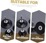 VILLFUL 4pcs 69mm Disc Pad Holder Drill Sander Adapter Roll Lock Sanding Disc view 8
