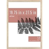 MCS Studio Gallery Poster Frame, 19.75x27.5, Natural Woodgrain | Studio Gallery Poster Frame For Photos &amp; Art Prints, 19.75x27.5 Inch, Natural Woodgrain Engineered Wood, 1-Pack