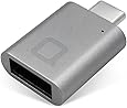 nonda USB-C to USB 3.0 Mini Adapter [World&rsquo;s Smallest] Aluminum Body with Indicator LED for Macbook Pro 2016, MacBook 12-inch and other Type-C Devices (Space Gray)