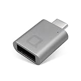 nonda USB-C to USB 3.0 Mini Adapter [World&rsquo;s Smallest] Aluminum Body with Indicator LED for Macbook Pro 2016, MacBook 12-inch and other Type-C Devices (Space Gray)