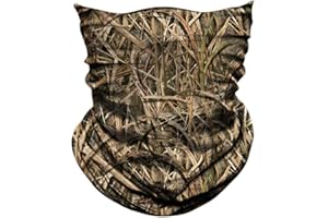 AXBXCX 2 Pack - Camouflage Print Seamless Neck Gaiter Bandana Face Mask for Outdoor Activities