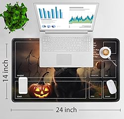 JVGFYNKL for TCG Playmat, Playmat with Zones, 24x14
