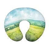 Forchrinse Watercolor View Painting Nursing Pillow