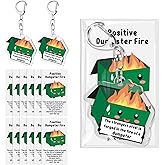 Siifert Dumpster Fire Acrylic Keychains Gift Bulk Office Valentines Gifts for Staff Employee Coworker Team Groups