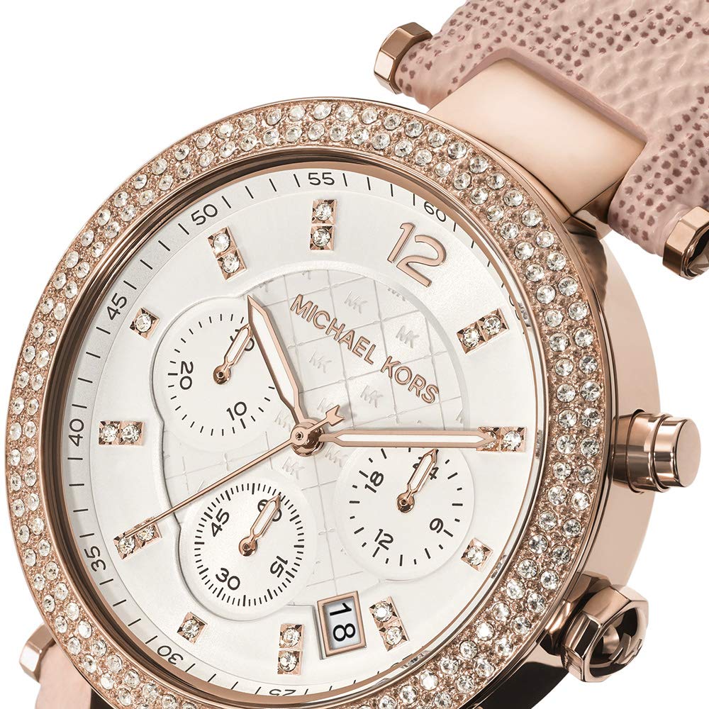 MICHAEL KORS(マイケルコース) Fossil MK6935 Michael Kors Parker Women's Pink Watch, Pink, Quartz Watch